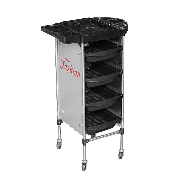 Beauty Salon Spa Styling Station Trolley Equipment Rolling Storage Tray Cart