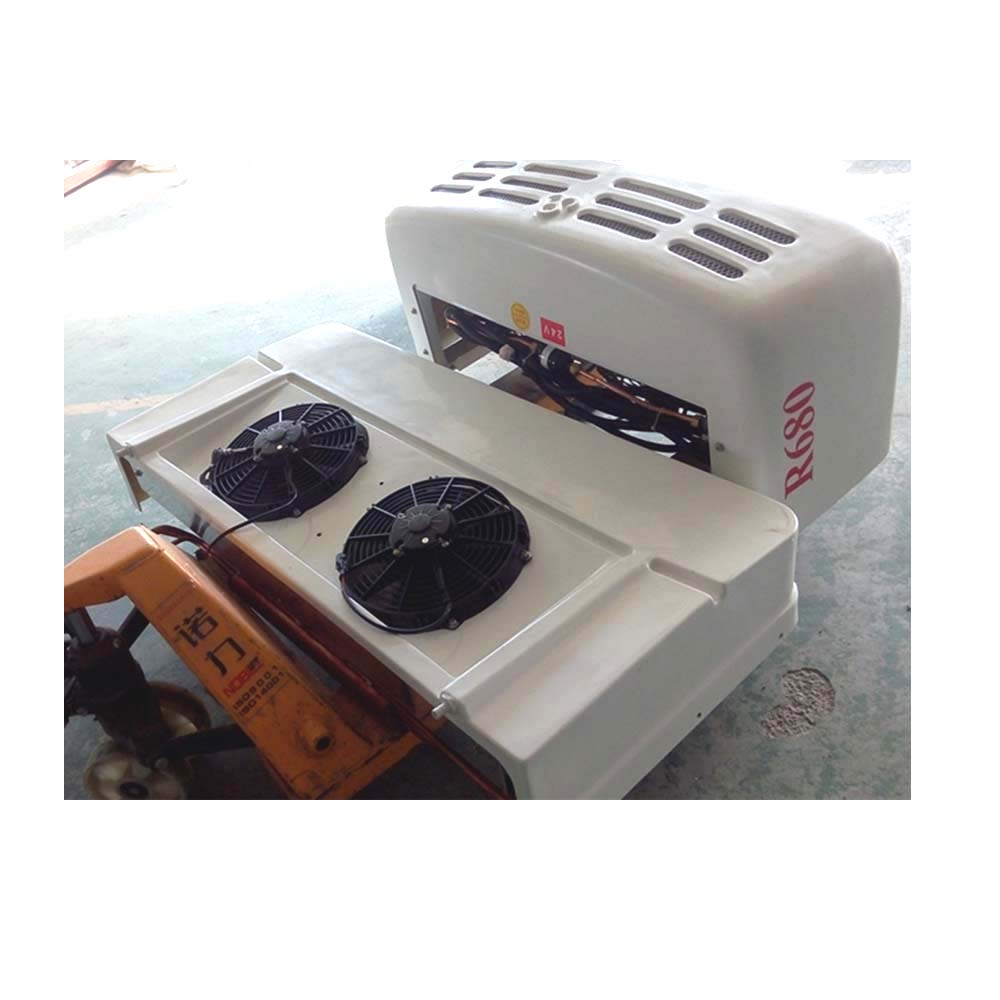 Engine drive front mount refrigeration unit for food truck