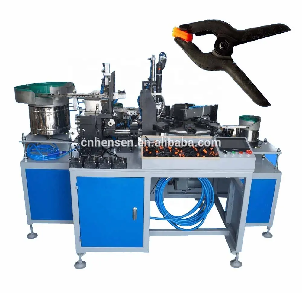 Plastic clamp clip assembly machine, Nylon clamp assembly machine