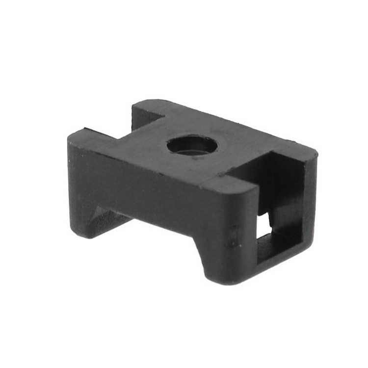 nylon wire mount cable_saddle_clamp Four-Way ecofriendly material nylon saddle type tie mount cable clamp pa66 cable holder