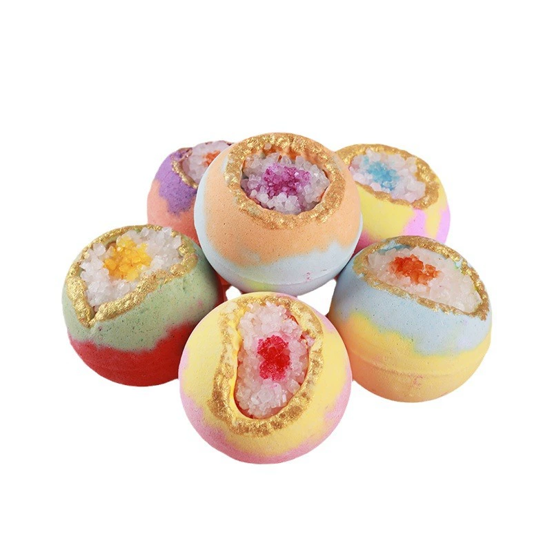 Luxury Spa Bath Single Bath Bomb Packaging Shower Steamers Sromatherapy