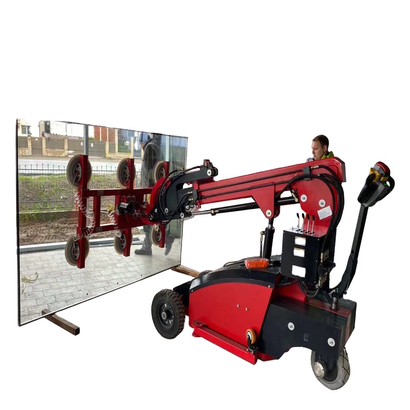 Automatic 8 Suction Cups Vacuum lifter Glass glazing Lifting Robot For Installation And Moving