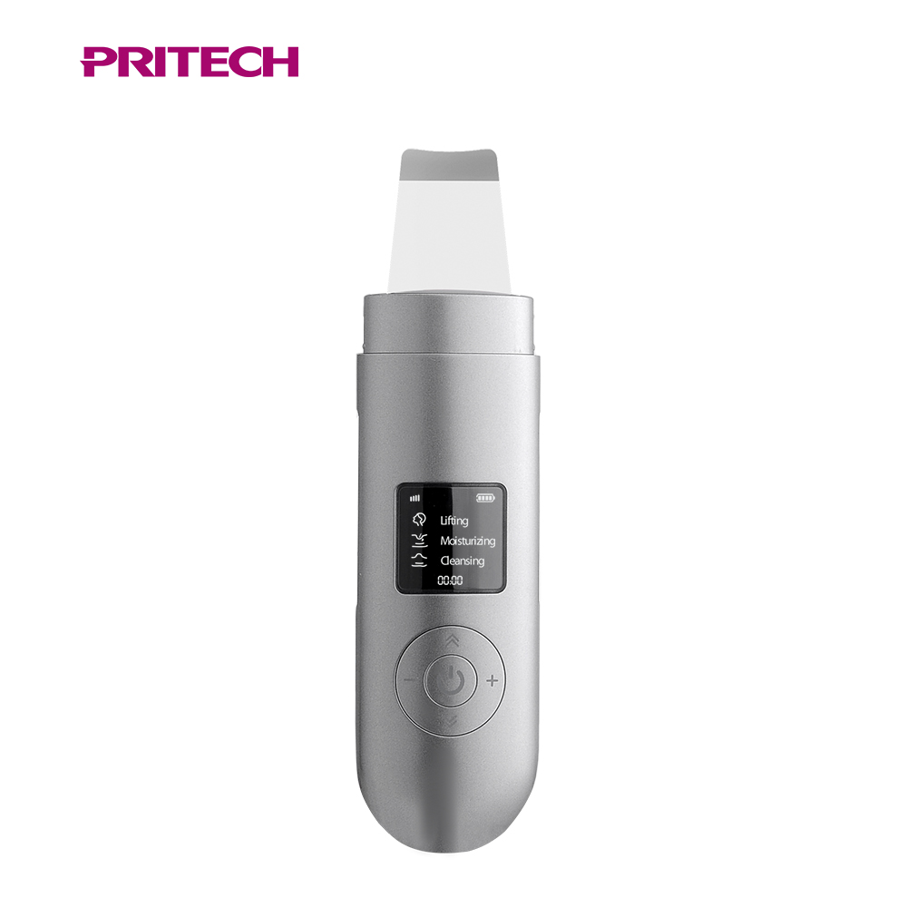 PRITECH светодиодный дисплей USB перезаряжаемые уход за лицом Ультразвуковой черноголовых удаления чистки ультразвуковой аппарат для очистки кожи лица