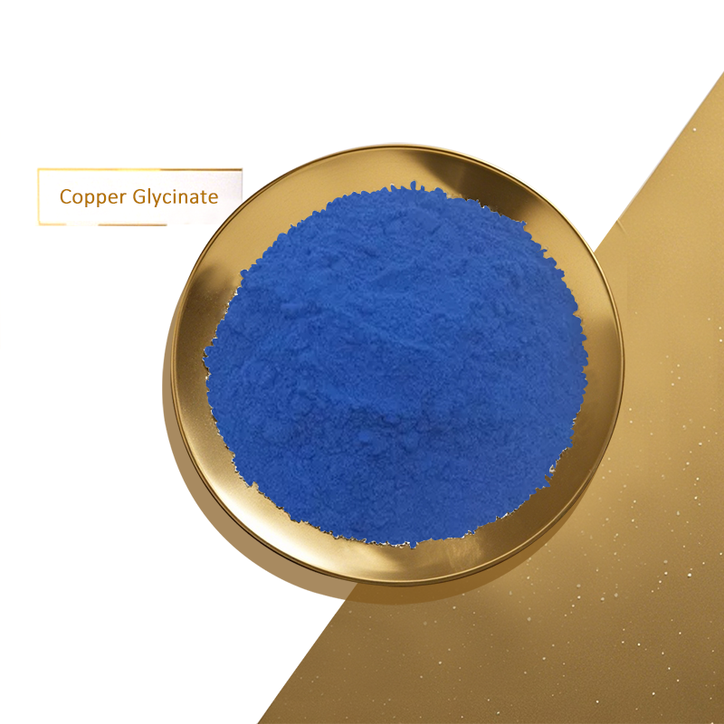 Factory Supply CAS 13479-54-4 Copper Glycinate Powder Food Grade Copper Bisglycinate For Nutritional Supplements