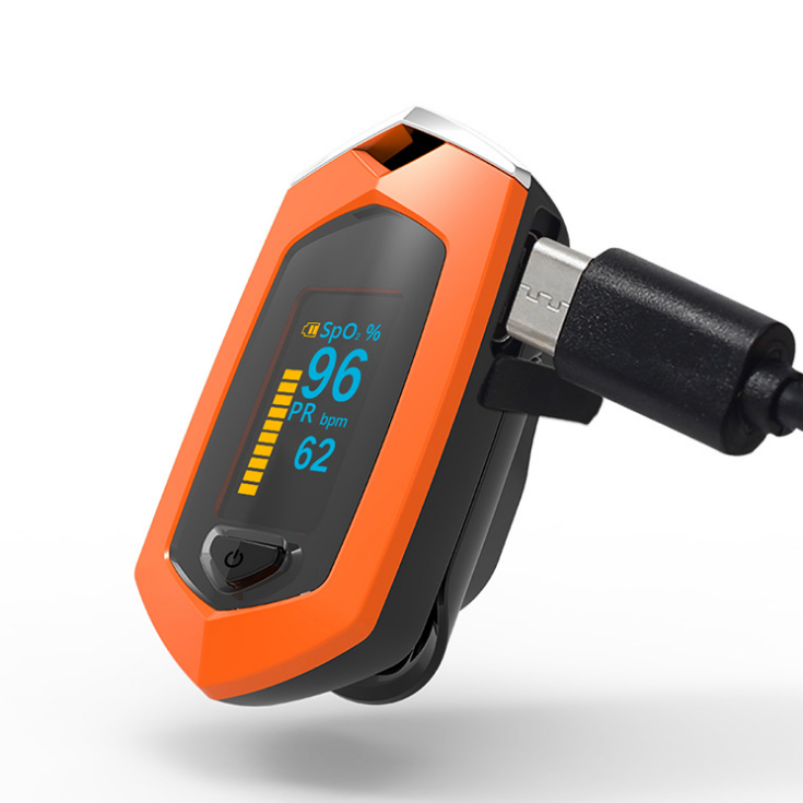 USB-Пульсоксиметр на кончик пальца с перезаряжаемой литиевой батареей CE
