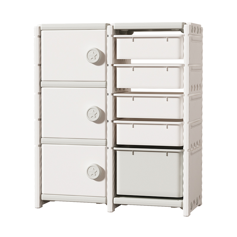 Multi-Layer Children's Toy Storage Rack Modern Design Storage Cabinet Living Room School Kitchen-for Baby Storage