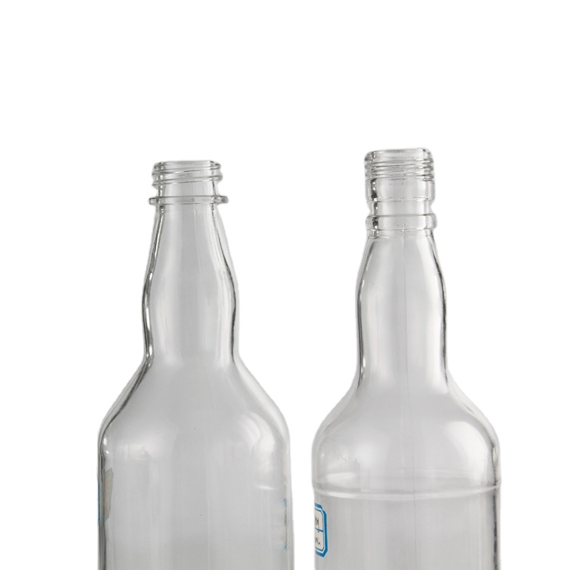 Factory price empty_wine_bottle with 1 liter glass bottles for whiskey_bottles for liquor package