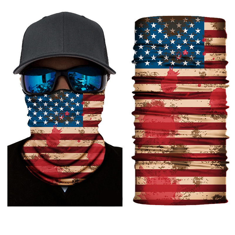 Skull Head Half Face Stock Tube Headband Ever-Changing Outdoor Riding Sports Scarf Seamless Motorcycle Accesorios Bandana