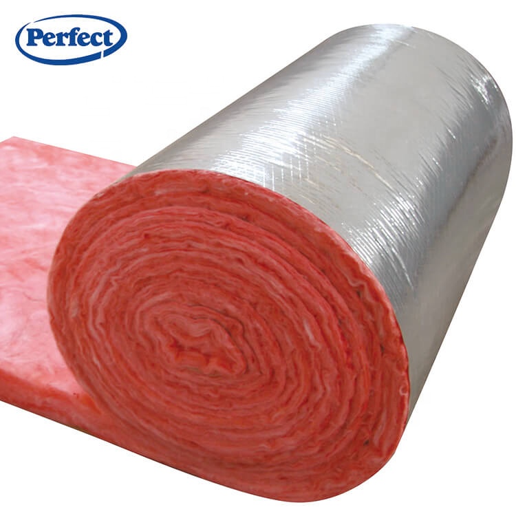 Factory Directly Supply Eco-Home Choice Thermal Insulation Fiberglass Wool Soundproof Glass Wool Blanket Flet