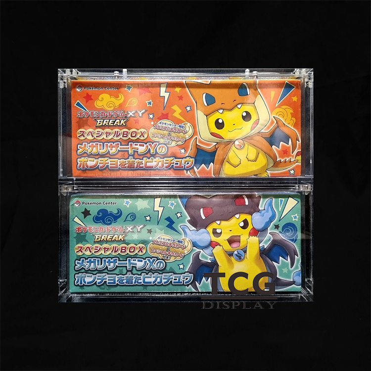 TCG Factory Wholesale Acrylic Protective case Suitable for XY-PIKACHU RAYQUAZA PONCHO Display of Pokemon Center Game Box