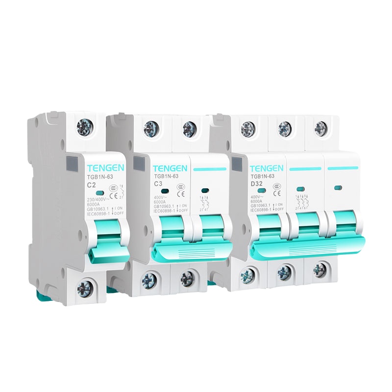 TENGEN AC 400V 2P C32 MCB Miniature Circuit Breaker 2 Pole Circuit Breaker
