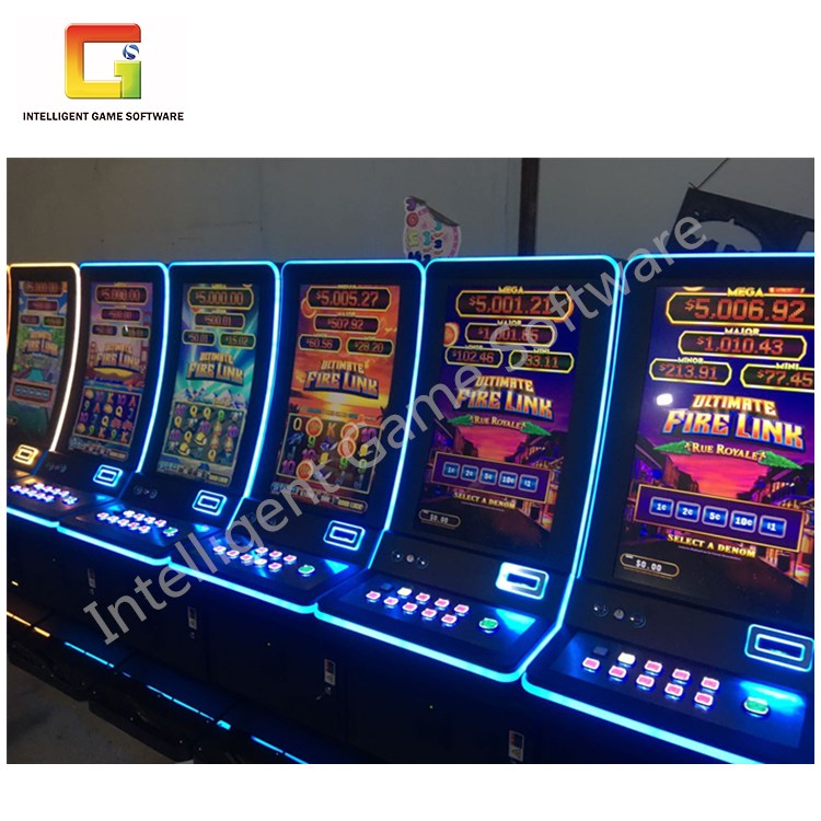 Slot machine earn money slot jackpot casino game 32 inch display monitor