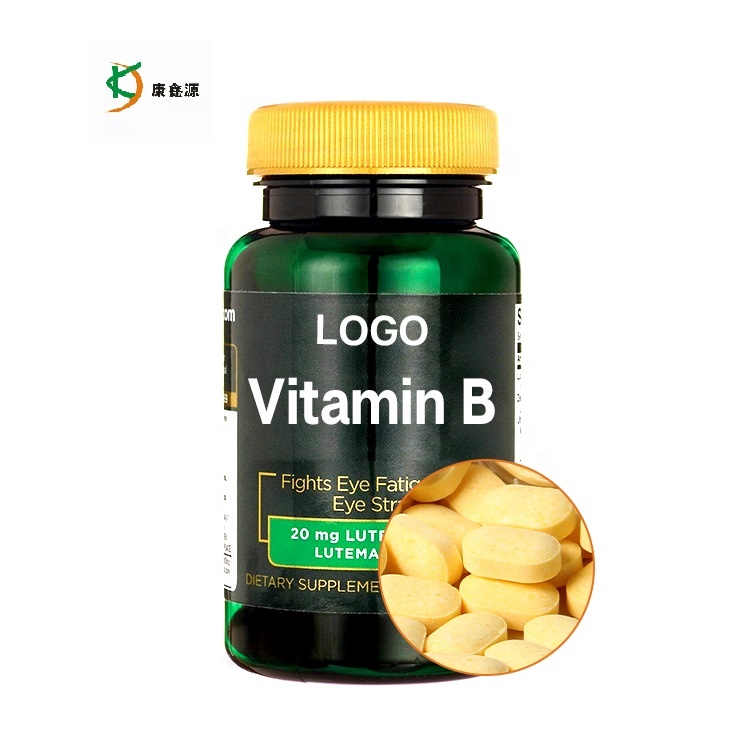 Health care food tablets pills chewable Vitamin B complex for humans