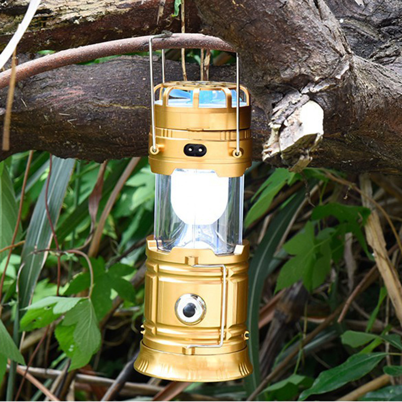 overnight battery life lantern lantern with battery power Solar Camping Lantern with fan