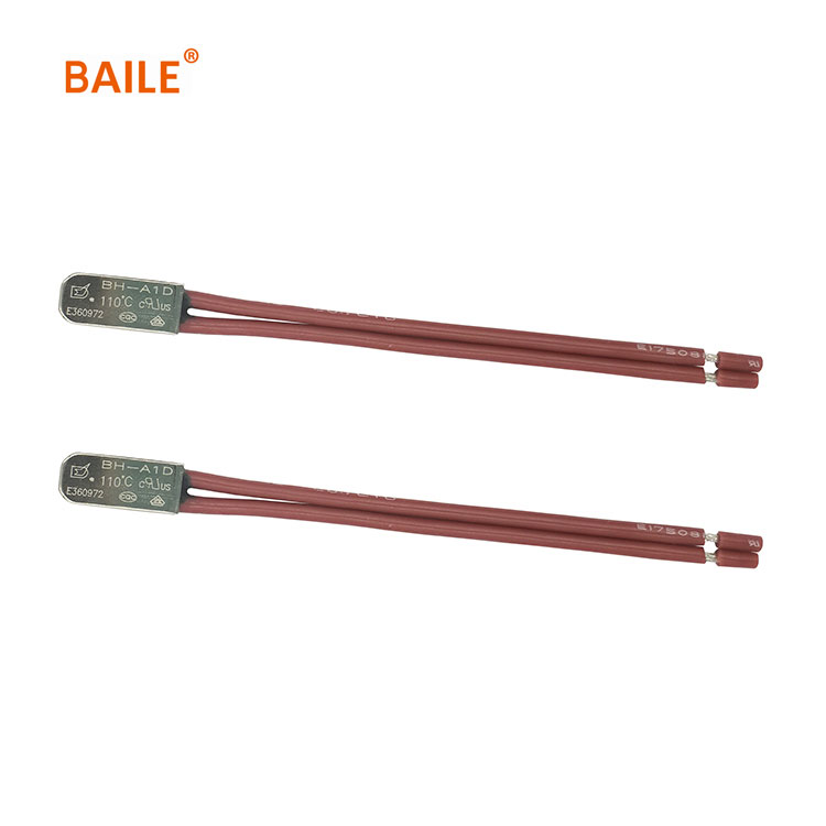 Сбрасываемый металлический корпус Baile, 45C ~ 155C 5A 250V, термозащита для переключателя