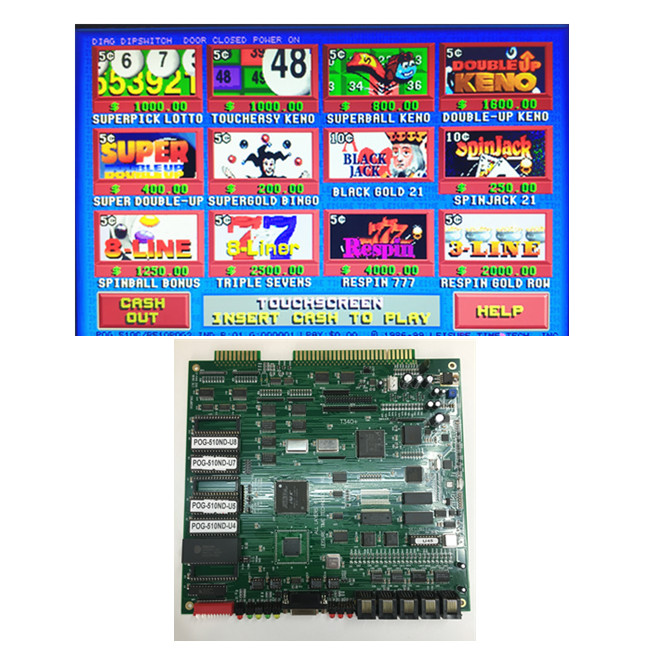 Самая популярная игра Pot O Gold 510 + POG 595 510 580 версия PCB игровая доска для продажи