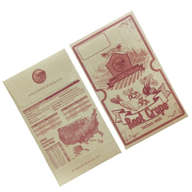Custom small brown wallet business kraft paper envelopes packaging