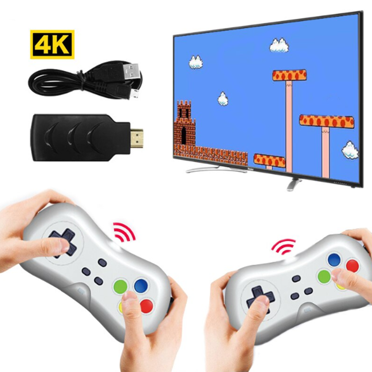 2,4G Беспроводная игровая консоль Super Mini Micro USB встроенные 638 игр ТВ Ретро видео игры с геймпадом