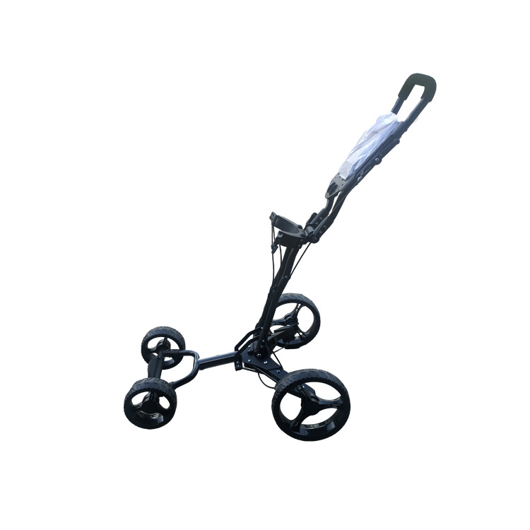 High quanlity 4 wheel golf trolley control push cart for saling