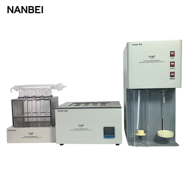 NANBEI semi-automatic kjeldahl distillation apparatus kjeldahl nitrogen analyzer