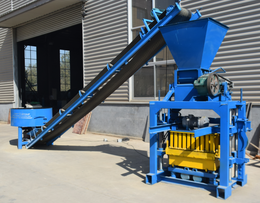 Automatic Hydraulic Pressure Diesel Voltage Clay Brick Making Machinery Concrete Production Paving Block Retail PLC Gearbox