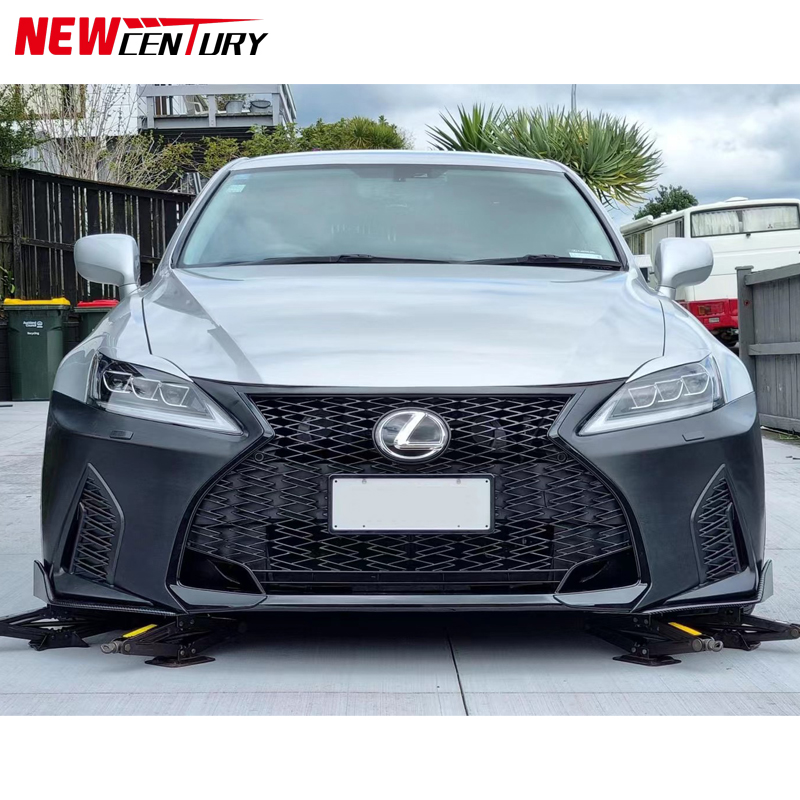 Обновленная бампер переднего бампера 1:1 для Lexus IS Sedan/Coupe 2006-2012 до 2021, стиль ISF, полипропиленовые материалы
