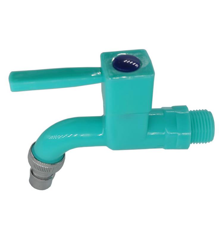 hot sale plastic cartridge colorful water tap Multiple color bibcock square handle turkey bibcock