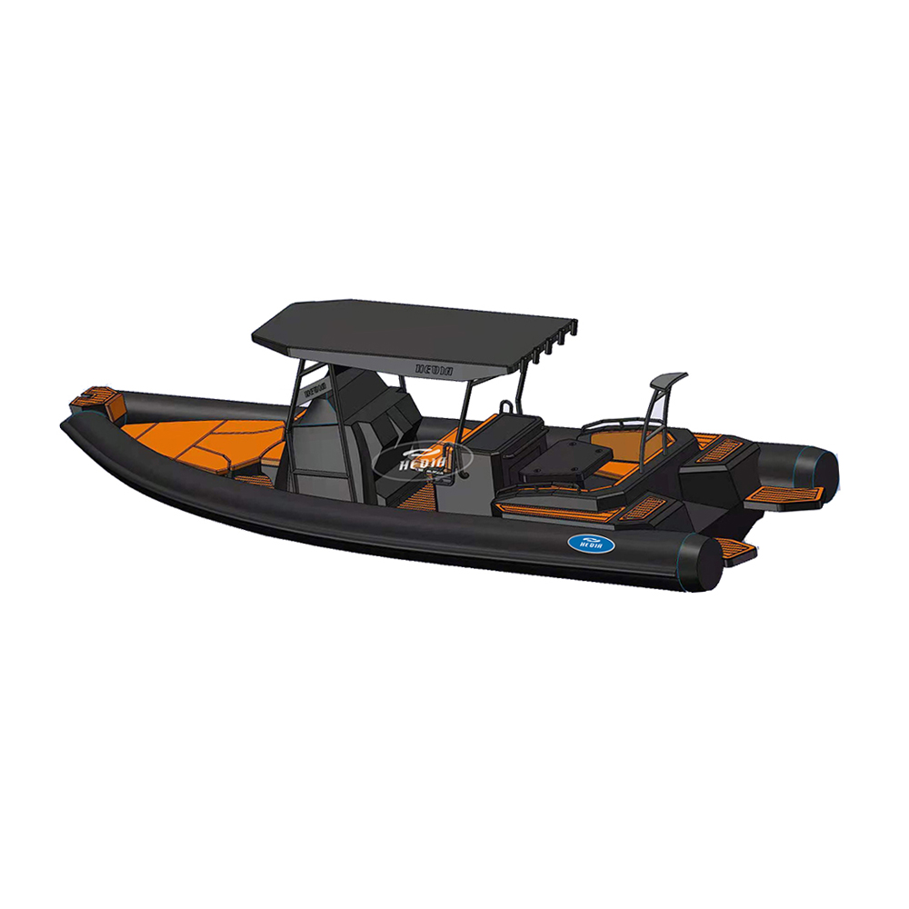 RHIB 8.6m hypalon deep v aluminum hull boats luxury yacht military patrol 860 boat