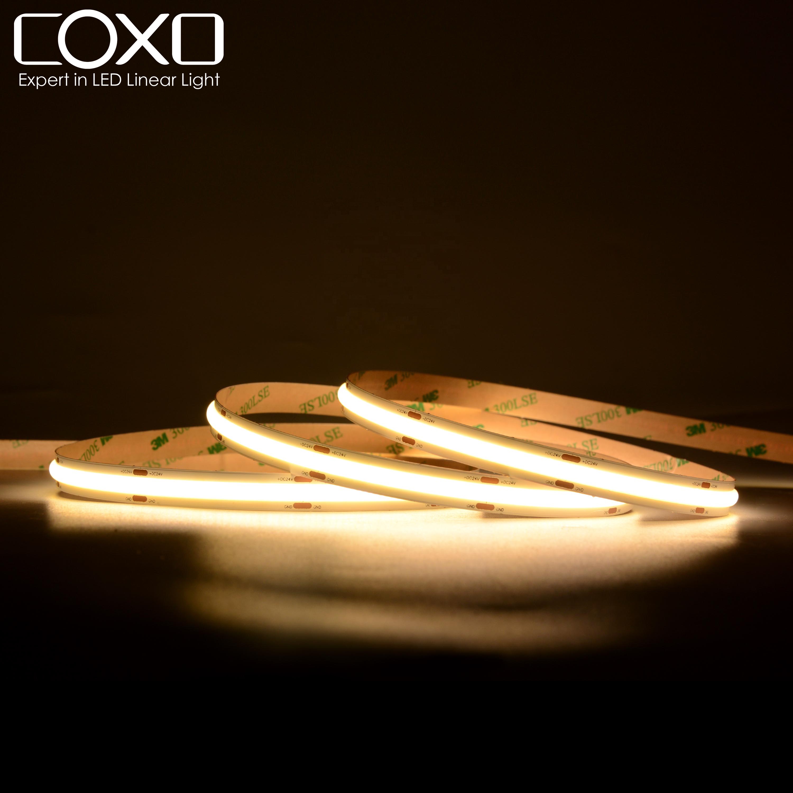 Гибкие светодиодные полосы cob IP20 5 м 12В dot free 3000k 528led cob светодиодные полосы