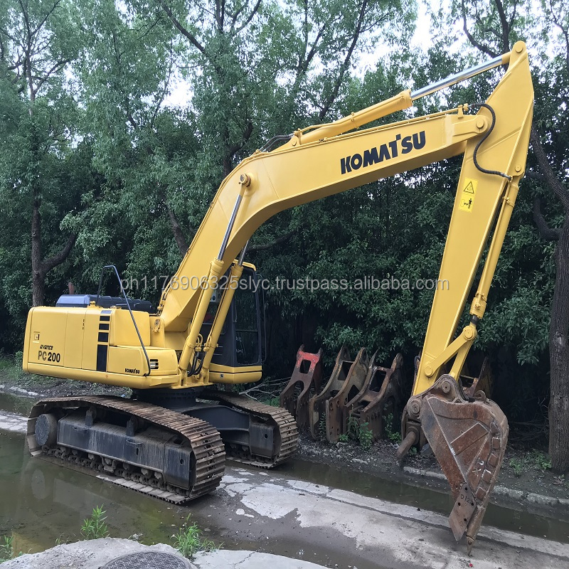 20 тонн используется Японии для экскаватора Komatsu PC200-6 для продажи/оригинальный комату PC200 экскаватора