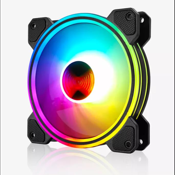 Кулер компьютерный Coolmoon RGB с дистанционным управлением, 120*120*25, 120 мм