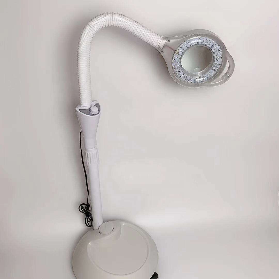 Llluminated Magnifying Glass Loupe Large Lens Reading Magnifier With Led Light For Salon Beauty Equipment