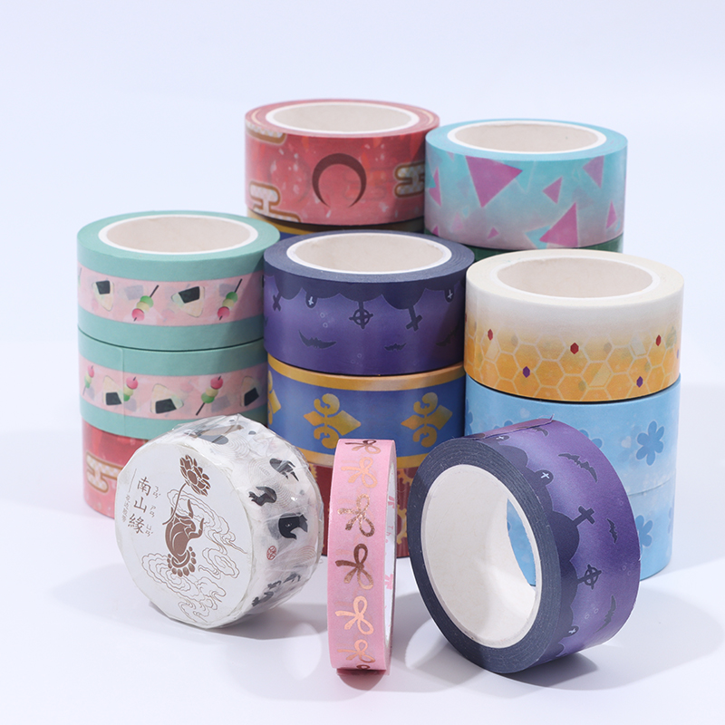 Custom Make Design Printed Christmas Paper Washi Tape Wholesale Low MOQ Cute Kpop Washi Tape