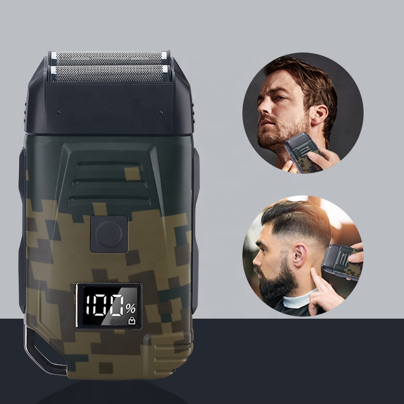 Manufacturer Twin Blade men shaver professional Cordless USB beard shaver Rechargeable Titanium foil electric shaver for men