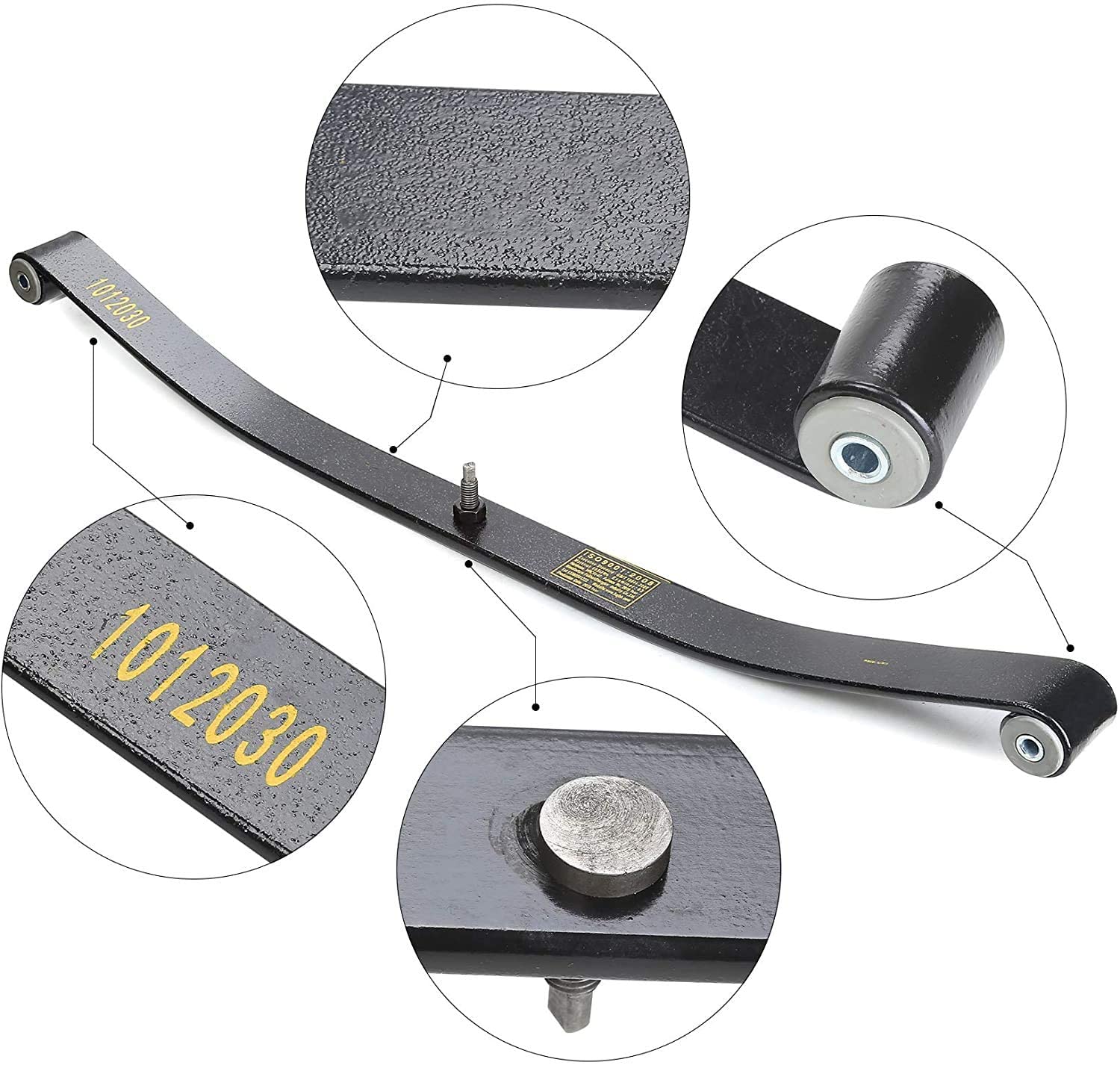 Golf Cart Front Leaf Spring for Club Car DS Front Leaf Spring (included Bushings) OE 1012030