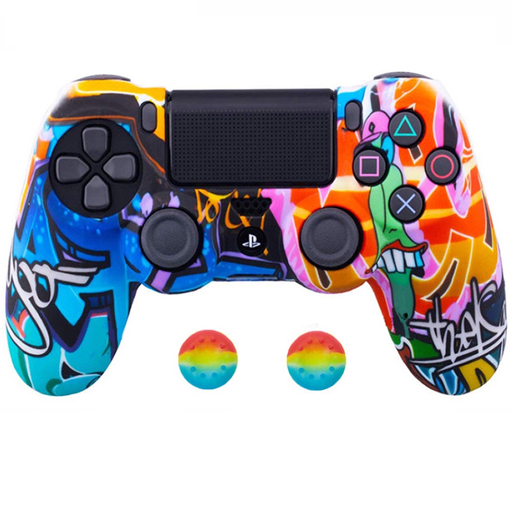 Силиконовый чехол для контроллера PS4, нескользящий защитный чехол для геймпада Sony Playstation 4, PS4 Pro
