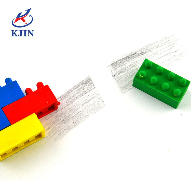 Рекламные 3D DIY Фэнтези прохладный мода Building Block Puzzle ластик в блистер карты упаковка для малыша игрушка