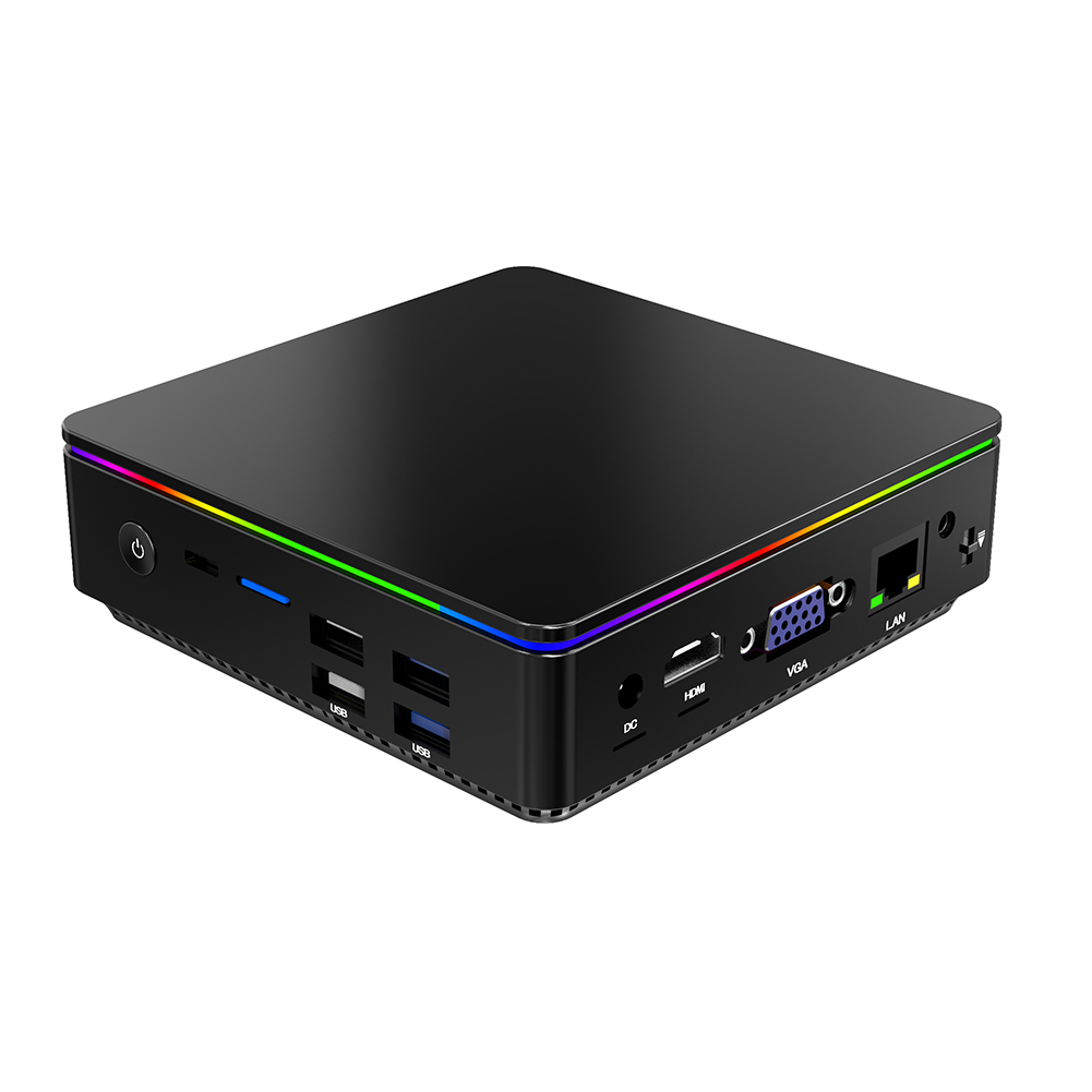 Настольный мини-компьютер T95P1, Intel Z8350, Wins10, прохладный дышащий свет, 4 ГБ, 64 ГБ, мини-ПК