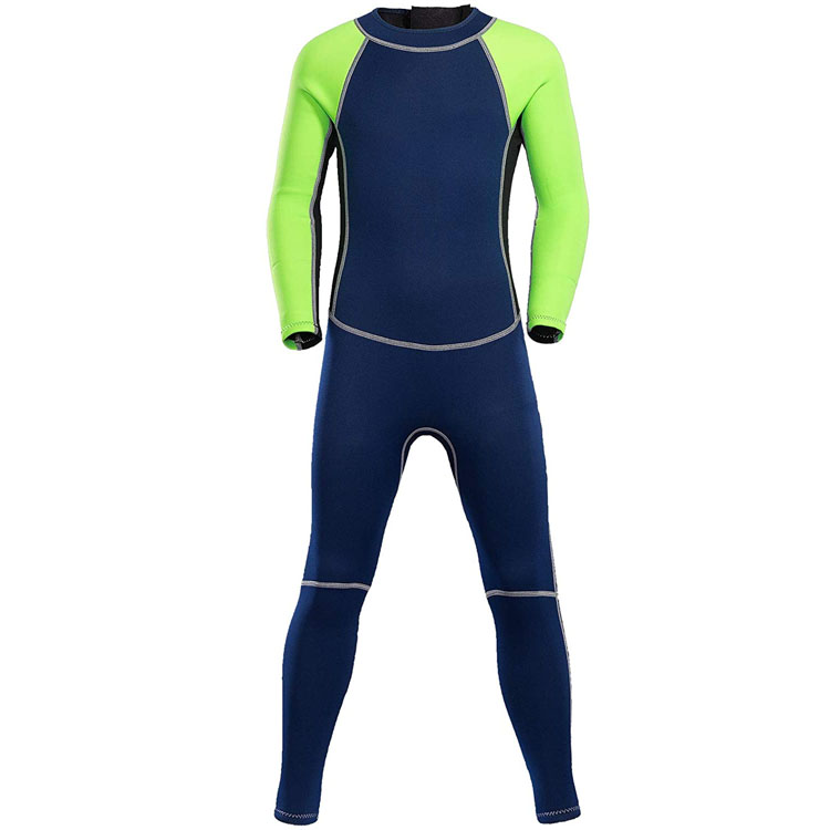 Children's diving suit neoprene warm swimsuit diving suit suitable for boys and young children long sleeved suit