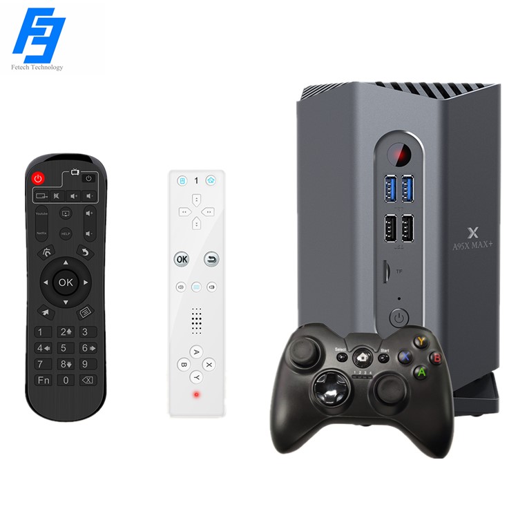 Игровая ТВ-приставка A95X MAX + Amlogic S922X, 4 ГБ/64 ГБ, 2,4G/5G, Wi-Fi, 1000 м, поддержка SATA/SSD, умная игровая приставка