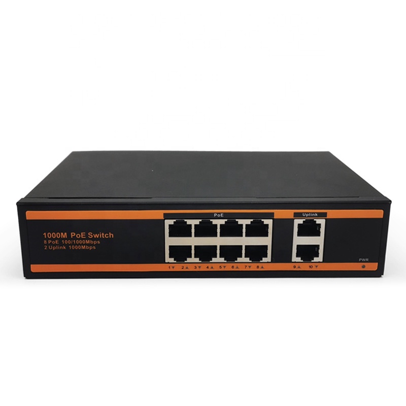 Tonglian Оптический 4 + 2 порта poe коммутатор 100m ethernet сетевой коммутатор для системы IP-камеры