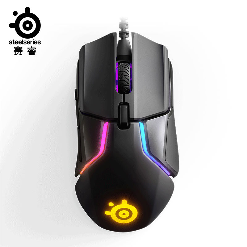 Игровая мышь SteelSeries Rival 600 12000 точек/дюйм TrueMove3Plus с двойным оптическим датчиком и RGB подсветкой