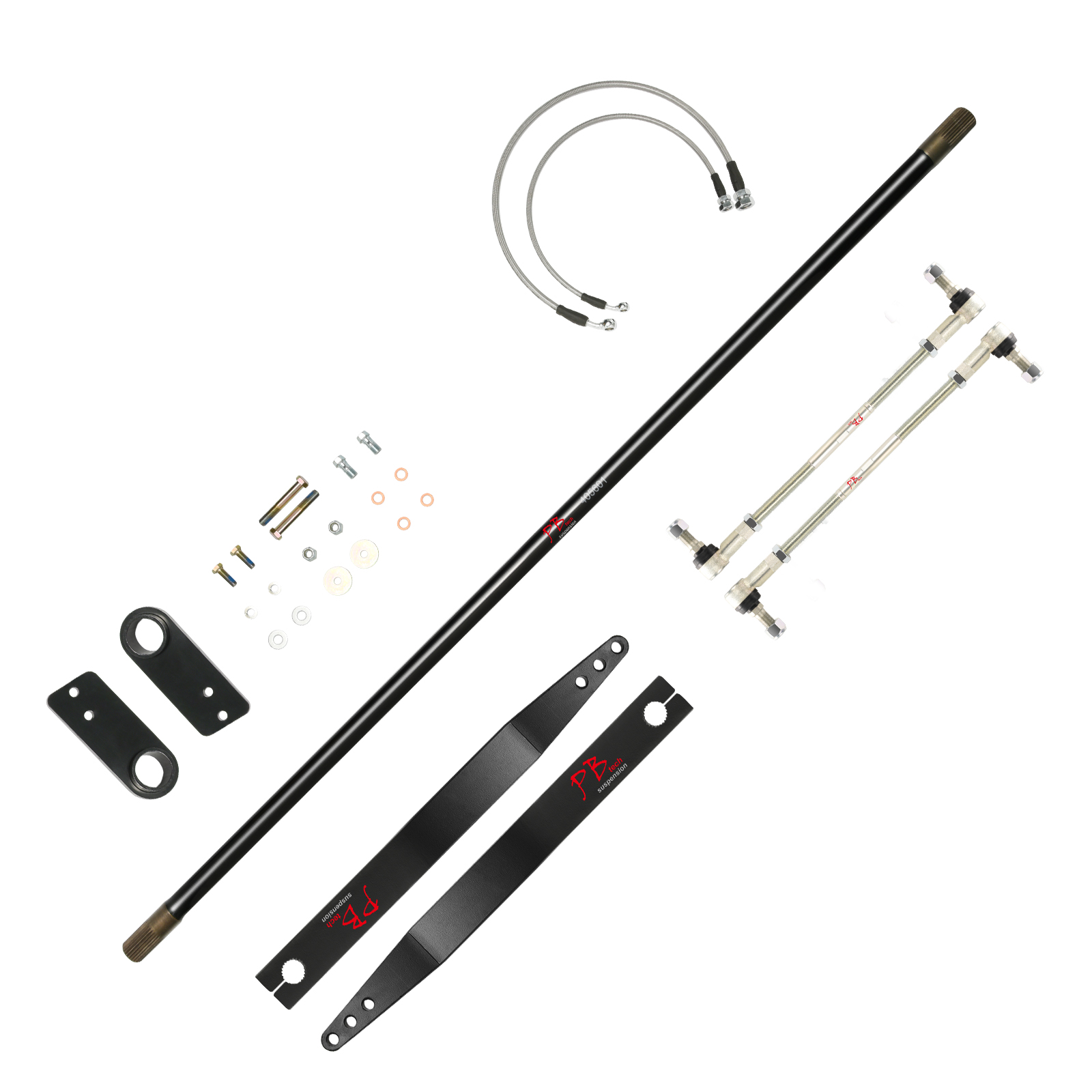 Rear Sway Bar Kit (Steel Arms & Frame Brackets) For 07-18 Jeep Wrangler JK (2dr & 4dr) Suspension kits