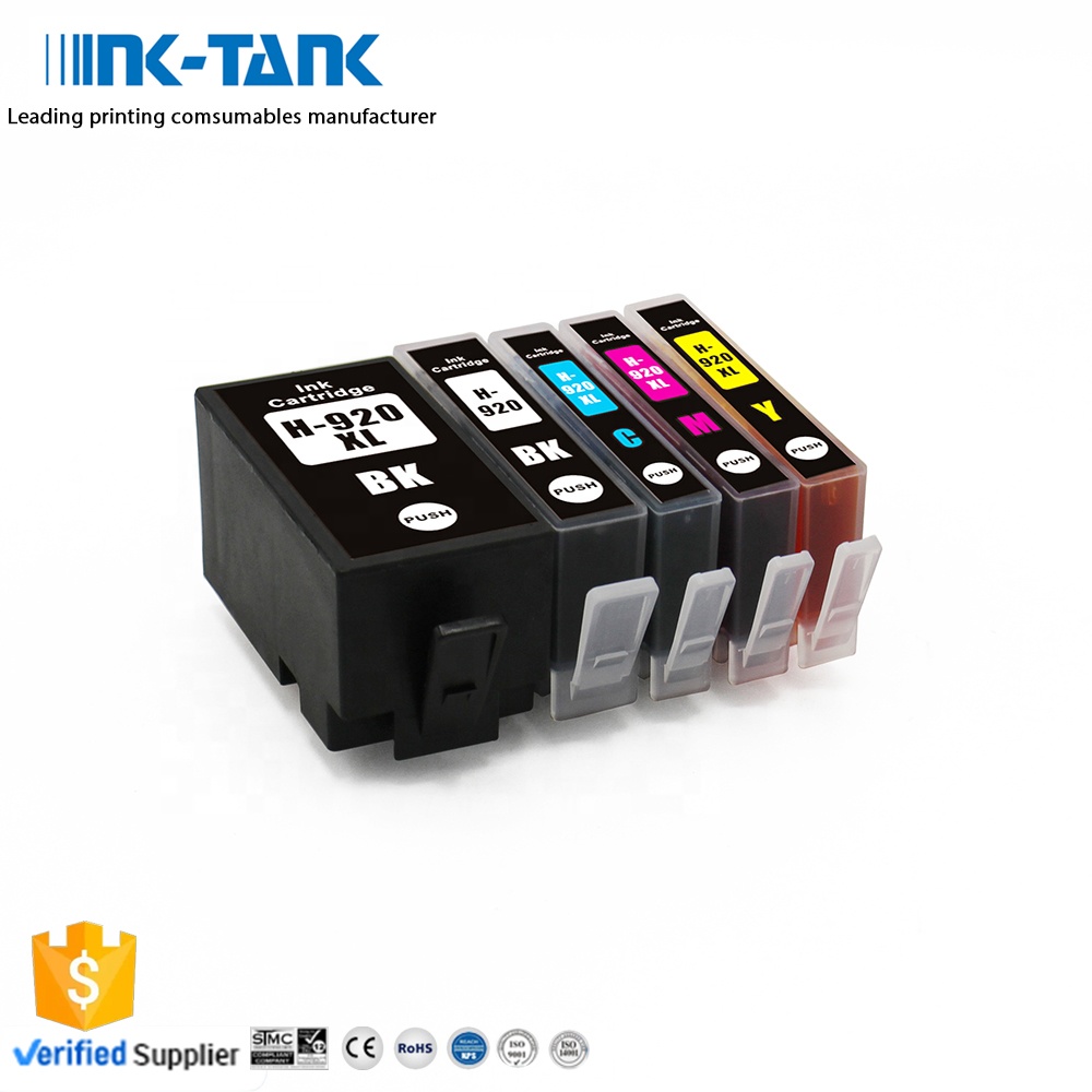INK-TANK 920 920XL премиум цвета Совместимый струйный картридж для HP Officejet 6500 6000 6500A 7500A принтер