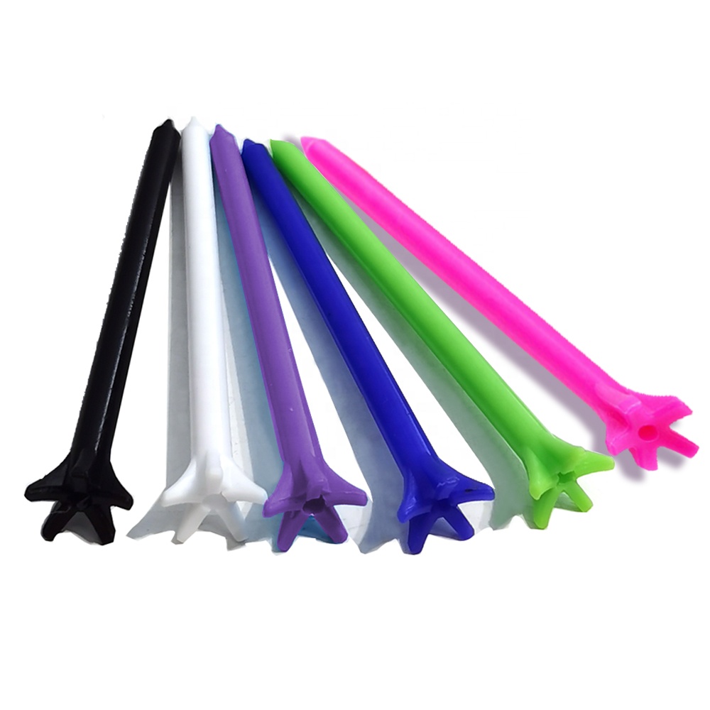 Durable Plastic 83mm 3-1/4'' 5 Prong Golf Tees For Sale