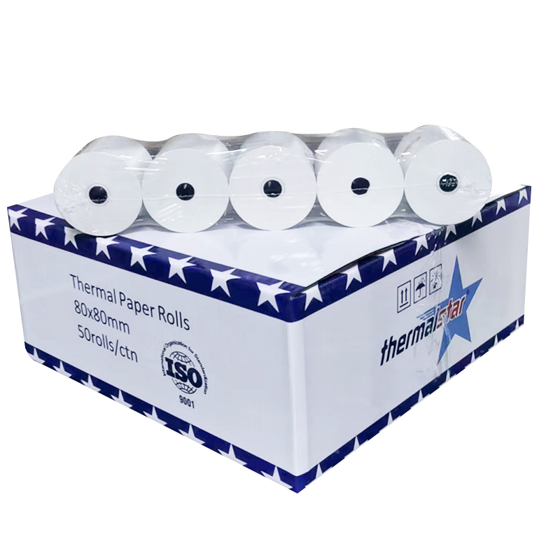 Thermal paper Roll 100gm Carton 80x70mm 80 80mm With The Best Price 57 X 30 80 By 80 V Printer Thermal 57mm Pos paper