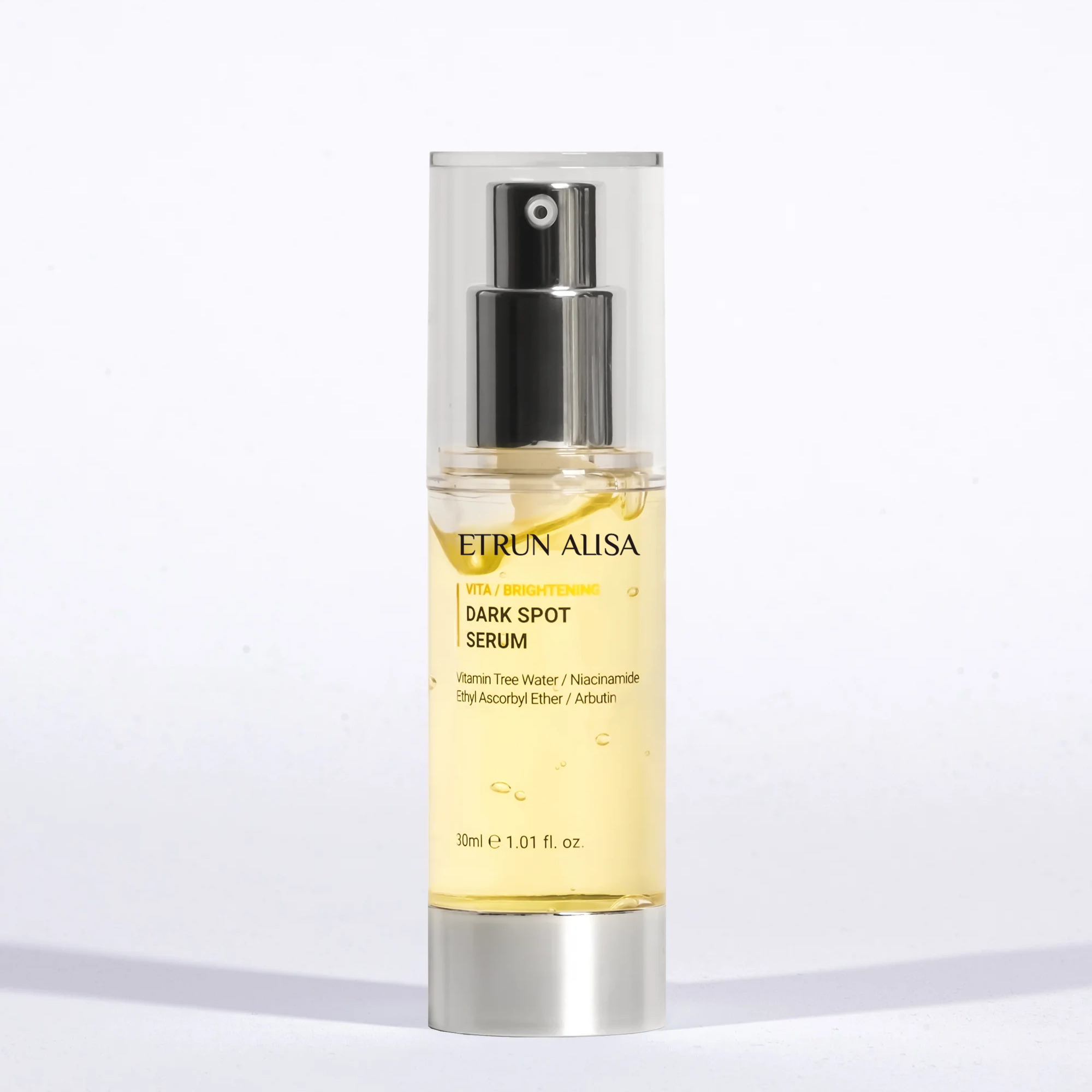 Private label Vitamin C brightening serum organic dark spot acne remover correcting glow repair face serum