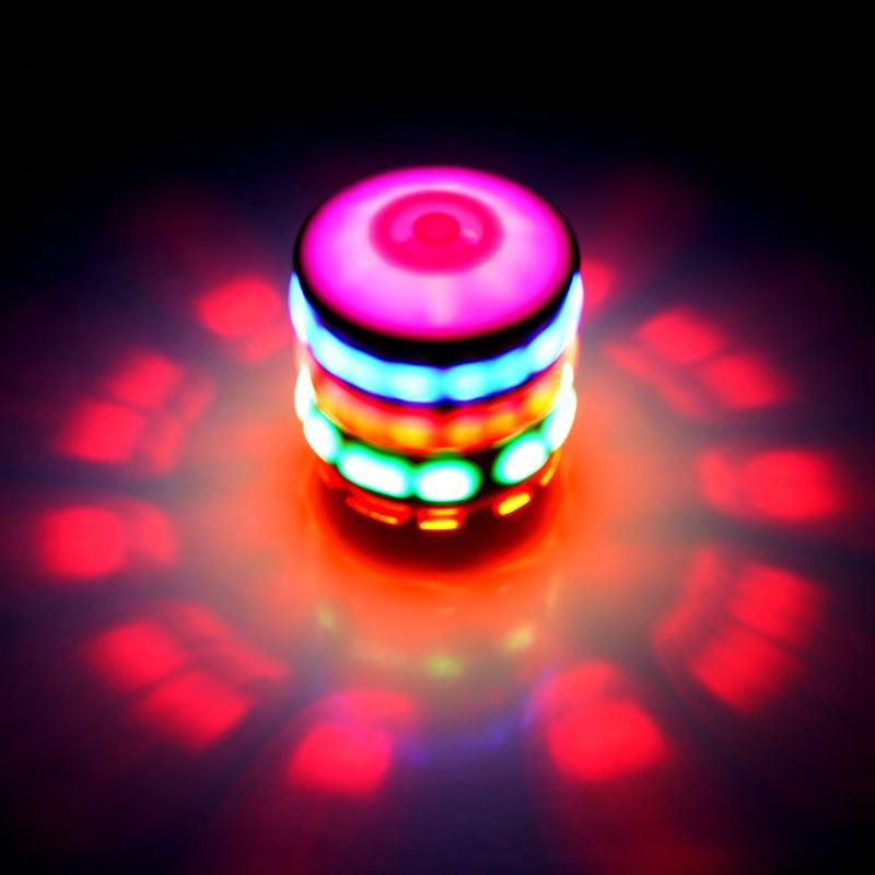 Kids Classic Spinning Top Toys, Funny Flash, LED Music, Light Up, Hobbies, Toys, 2022, Wholesale