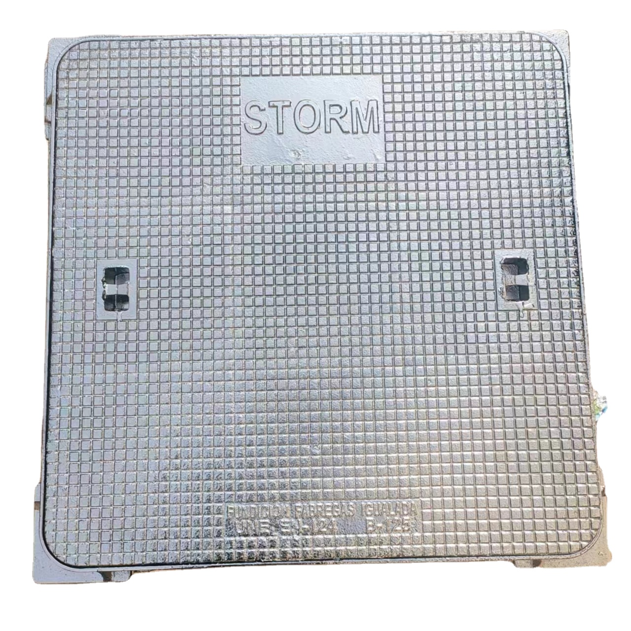 Spheroidal Graphite Cast Iron Square Manhole Cover Investment Casting Type