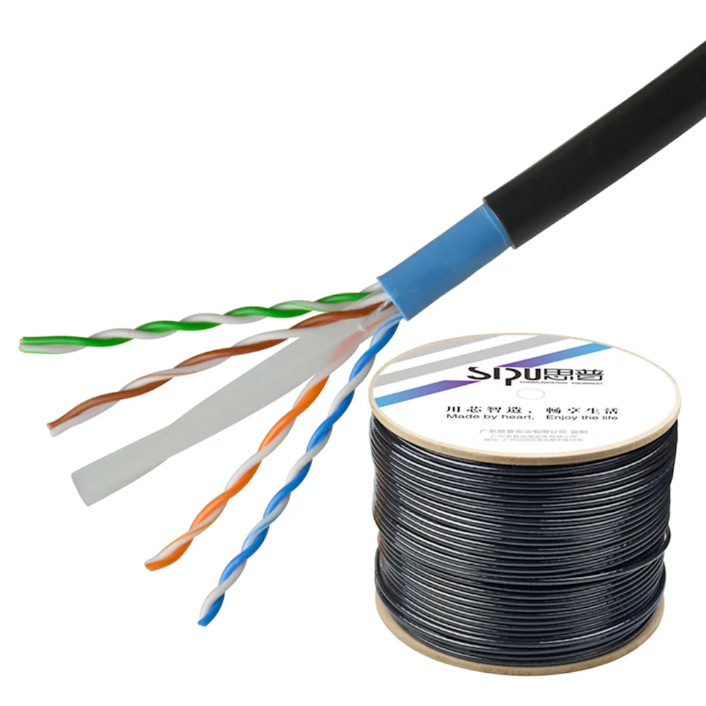 Outdoor Network Cable SIPU Factory Price UTP FTP Cat6 Cat 6 Outdoor Cable UTP Cat6a Network Cat6e Cable